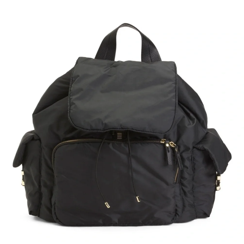 New TOMMY BAHAMA Puff Backpack black